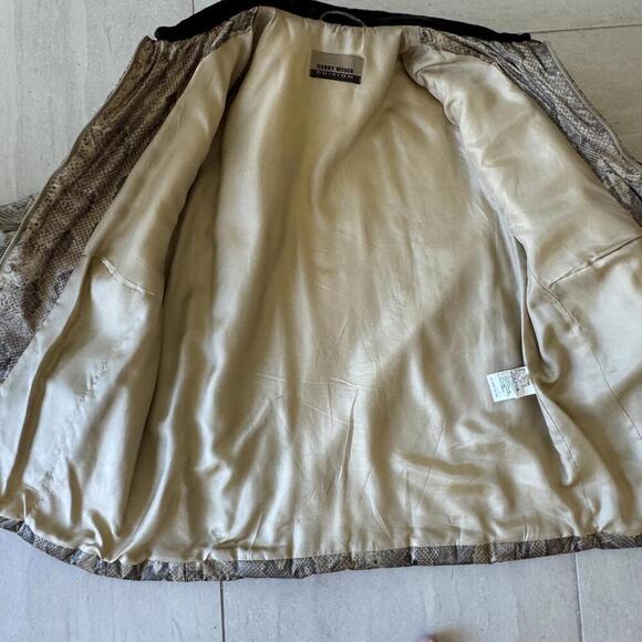 Gerry Weber Edition Chic Python Print Jacket Size L - Picture 2 of 9